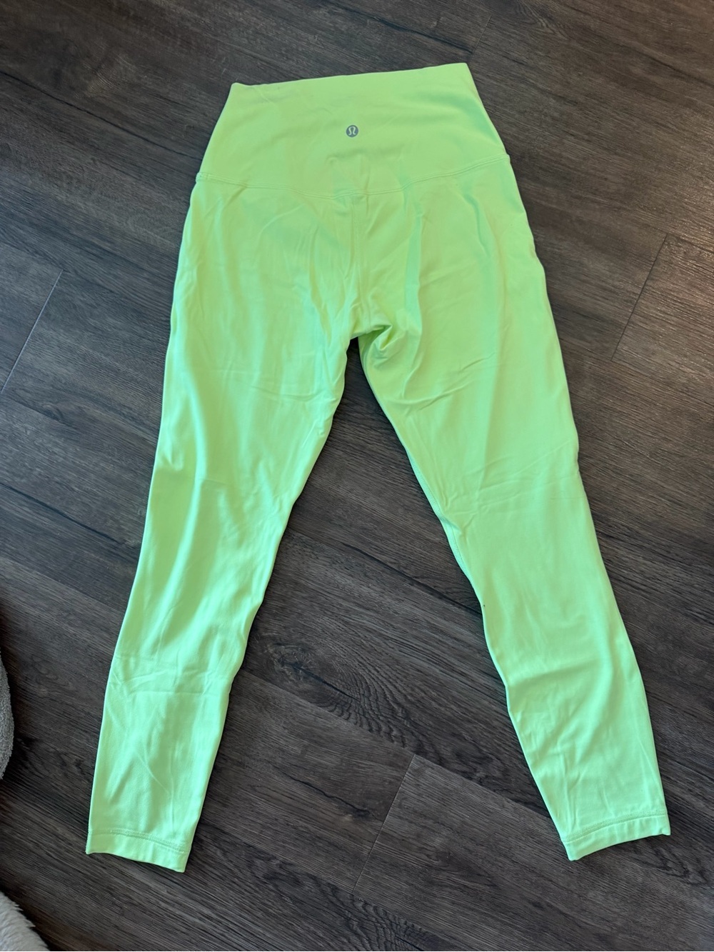 lululemon athletica  Neon Lime High-Rise Leggings